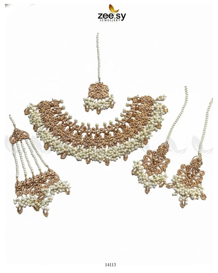Mahira Bridal Set Bridal Set - Zeesy Jewellery Pakistan | Premium Artificial & Imitation Jewellery