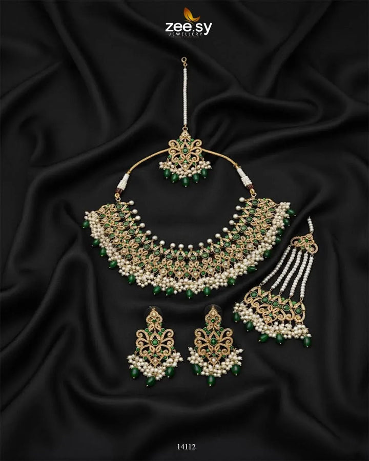 Mahira Bridal Set Bridal Set - Zeesy Jewellery Pakistan | Premium Artificial & Imitation Jewellery
