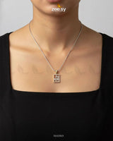 Al-Malik Calligraphy Locket - Zeesy.pk