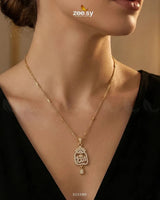 Al-Rehman Calligraphy Locket - Zeesy.pk