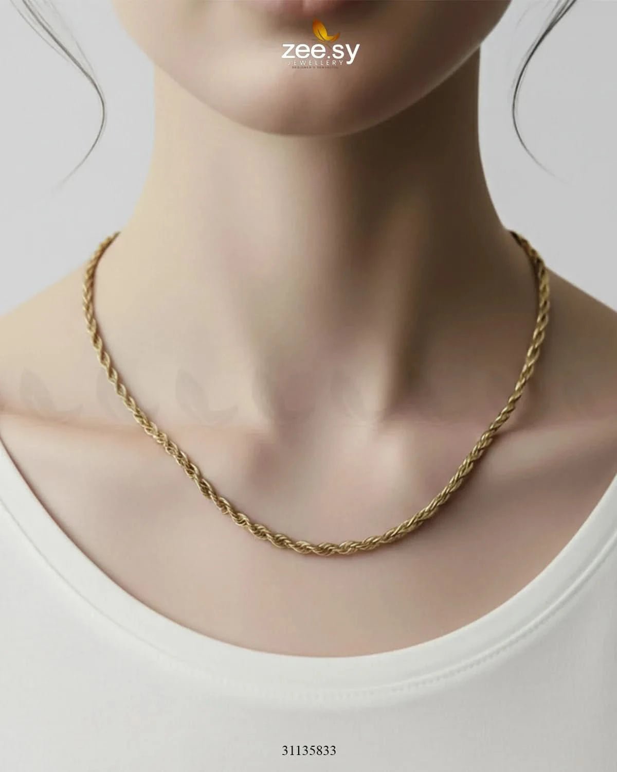 Bella Bold Rope Chain chains - Zeesy Jewellery Pakistan | Premium Artificial & Imitation Jewellery
