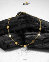 Chic Floral Station Chain chains - Zeesy Jewellery Pakistan | Premium Artificial & Imitation Jewellery