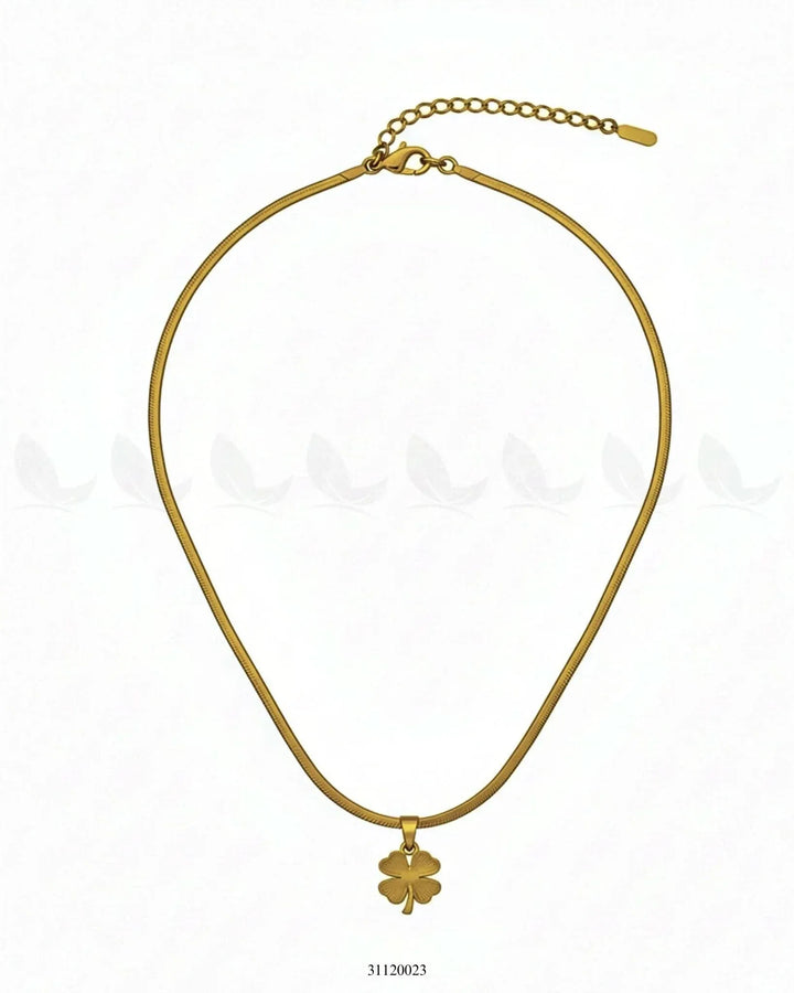 Cipher Clover Flower Chain chains - Zeesy Jewellery Pakistan | Premium Artificial & Imitation Jewellery