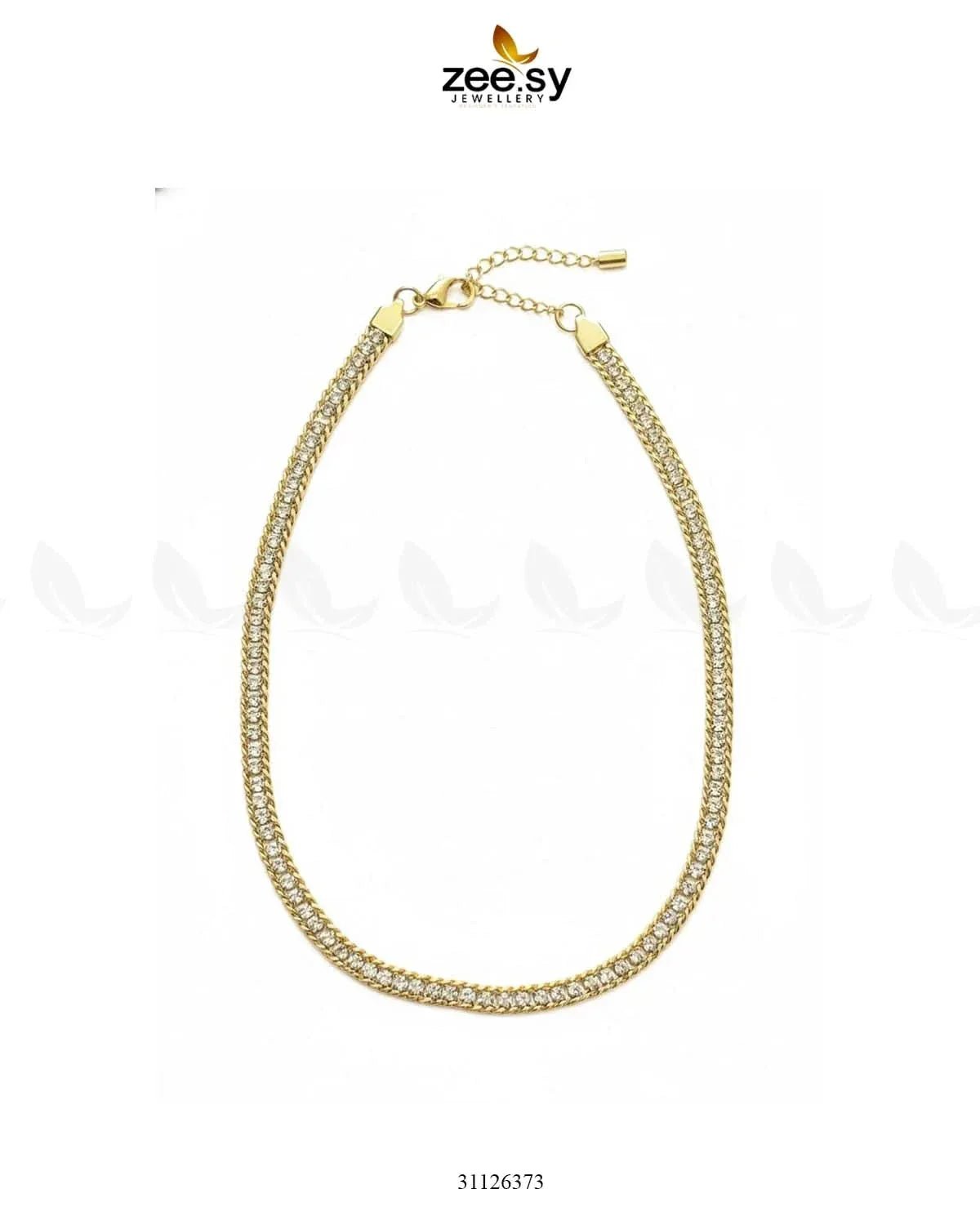 Frontier Cluster Pave Chain chains - Zeesy Jewellery Pakistan | Premium Artificial & Imitation Jewellery