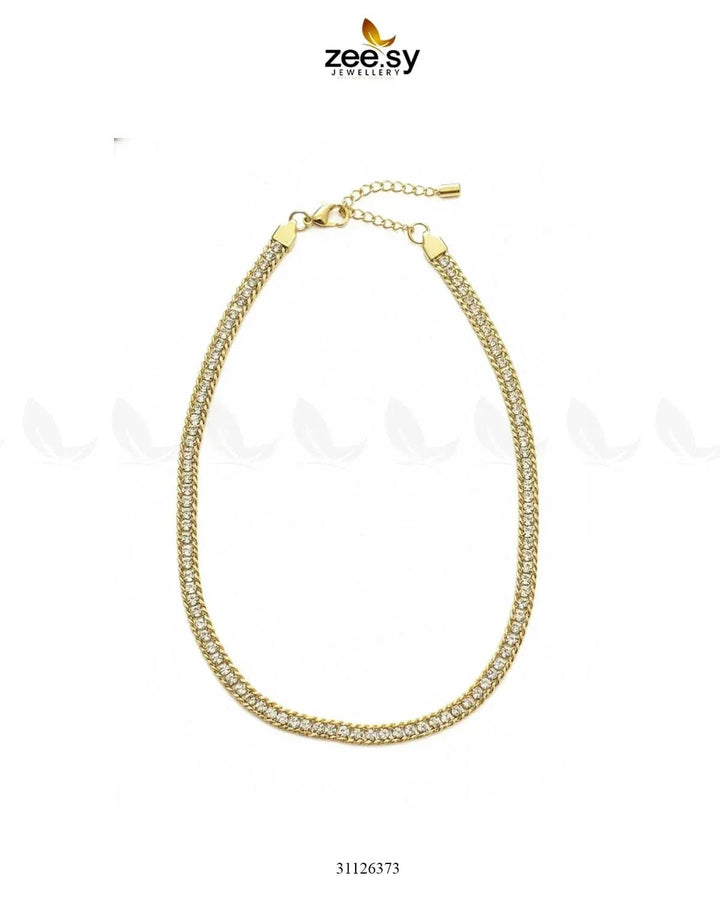 Frontier Cluster Pave Chain chains - Zeesy Jewellery Pakistan | Premium Artificial & Imitation Jewellery