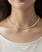 Frontier Cluster Pave Chain chains - Zeesy Jewellery Pakistan | Premium Artificial & Imitation Jewellery