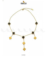 Meridian Lucky Floral Chain chains - Zeesy Jewellery Pakistan | Premium Artificial & Imitation Jewellery