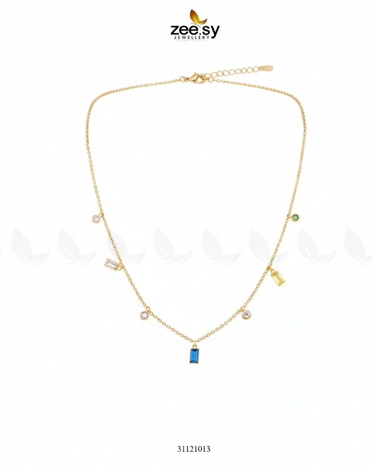 Modern Rainbow Charm Chain chains - Zeesy Jewellery Pakistan | Premium Artificial & Imitation Jewellery