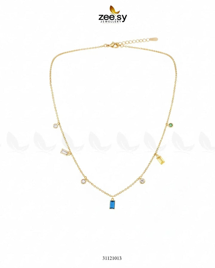 Modern Rainbow Charm Chain chains - Zeesy Jewellery Pakistan | Premium Artificial & Imitation Jewellery