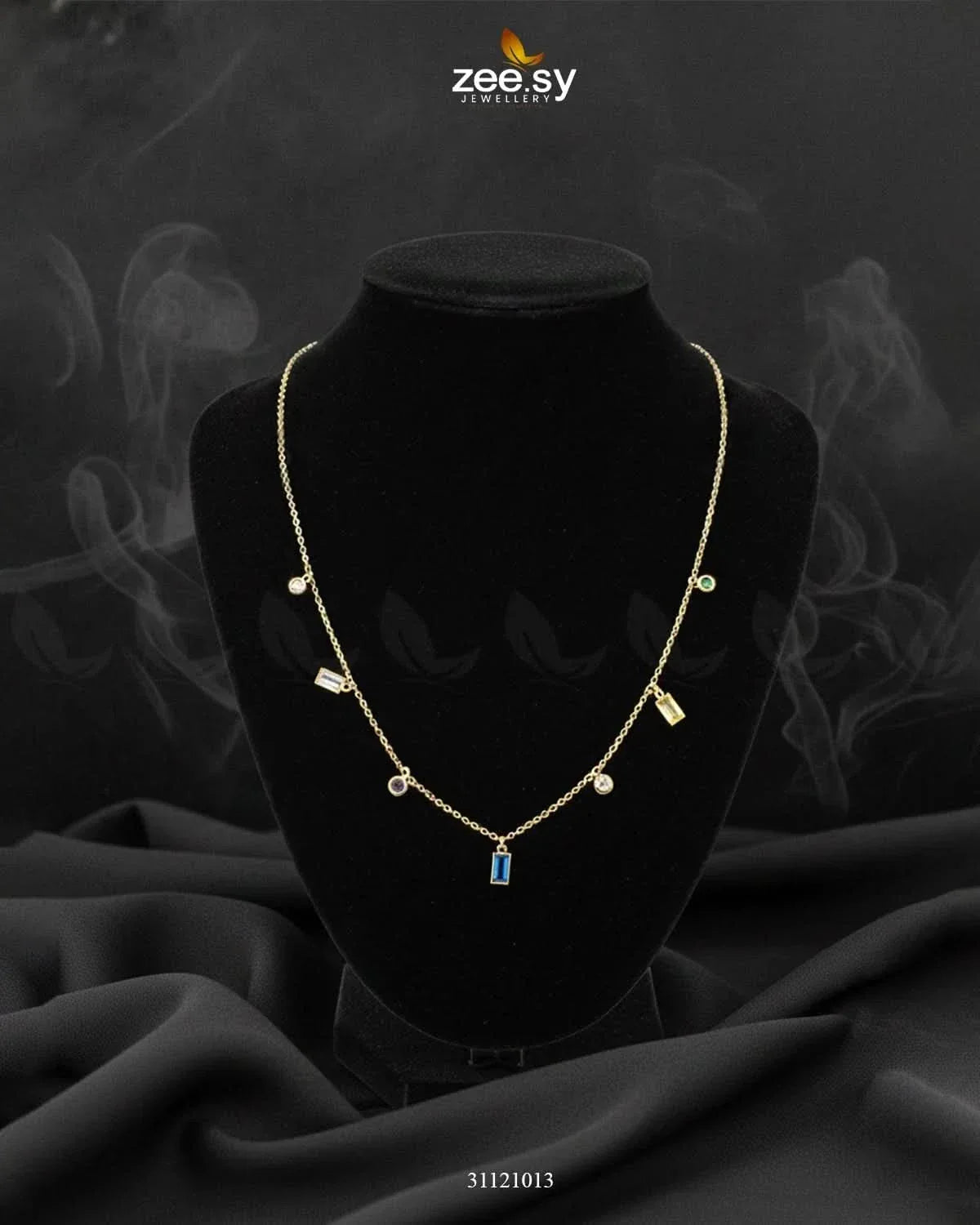 Modern Rainbow Charm Chain chains - Zeesy Jewellery Pakistan | Premium Artificial & Imitation Jewellery