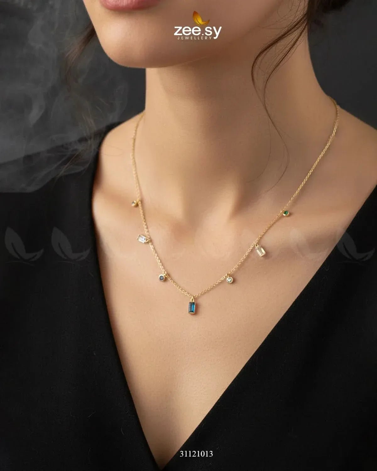 Modern Rainbow Charm Chain chains - Zeesy Jewellery Pakistan | Premium Artificial & Imitation Jewellery