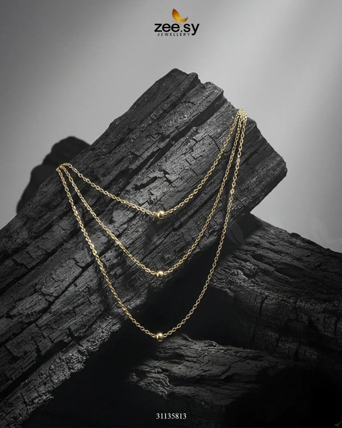 Sterling Triple layered Chain chains - Zeesy Jewellery Pakistan | Premium Artificial & Imitation Jewellery