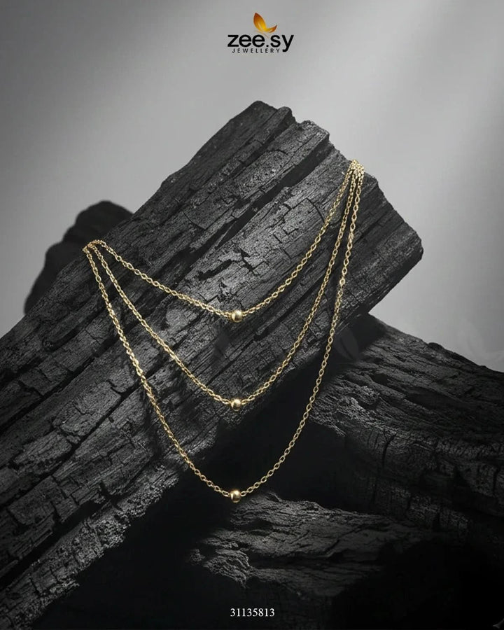 Sterling Triple layered Chain chains - Zeesy Jewellery Pakistan | Premium Artificial & Imitation Jewellery