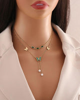Rune Gold Toned Butterfly Chain chains - Zeesy Jewellery Pakistan | Premium Artificial & Imitation Jewellery