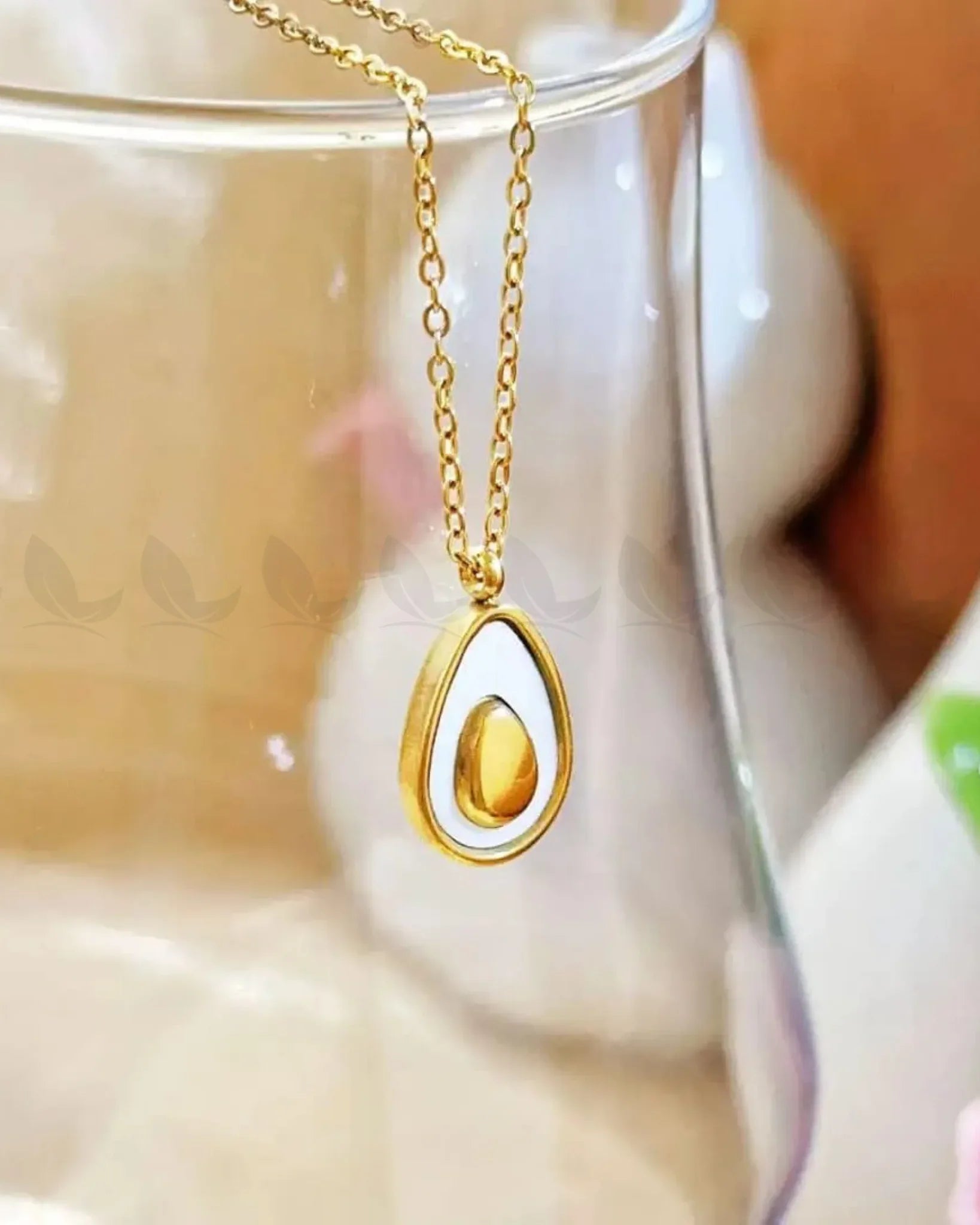 Gemma Egg Shaped Link Chain Necklace chains - Zeesy Jewellery Pakistan | Premium Artificial & Imitation Jewellery