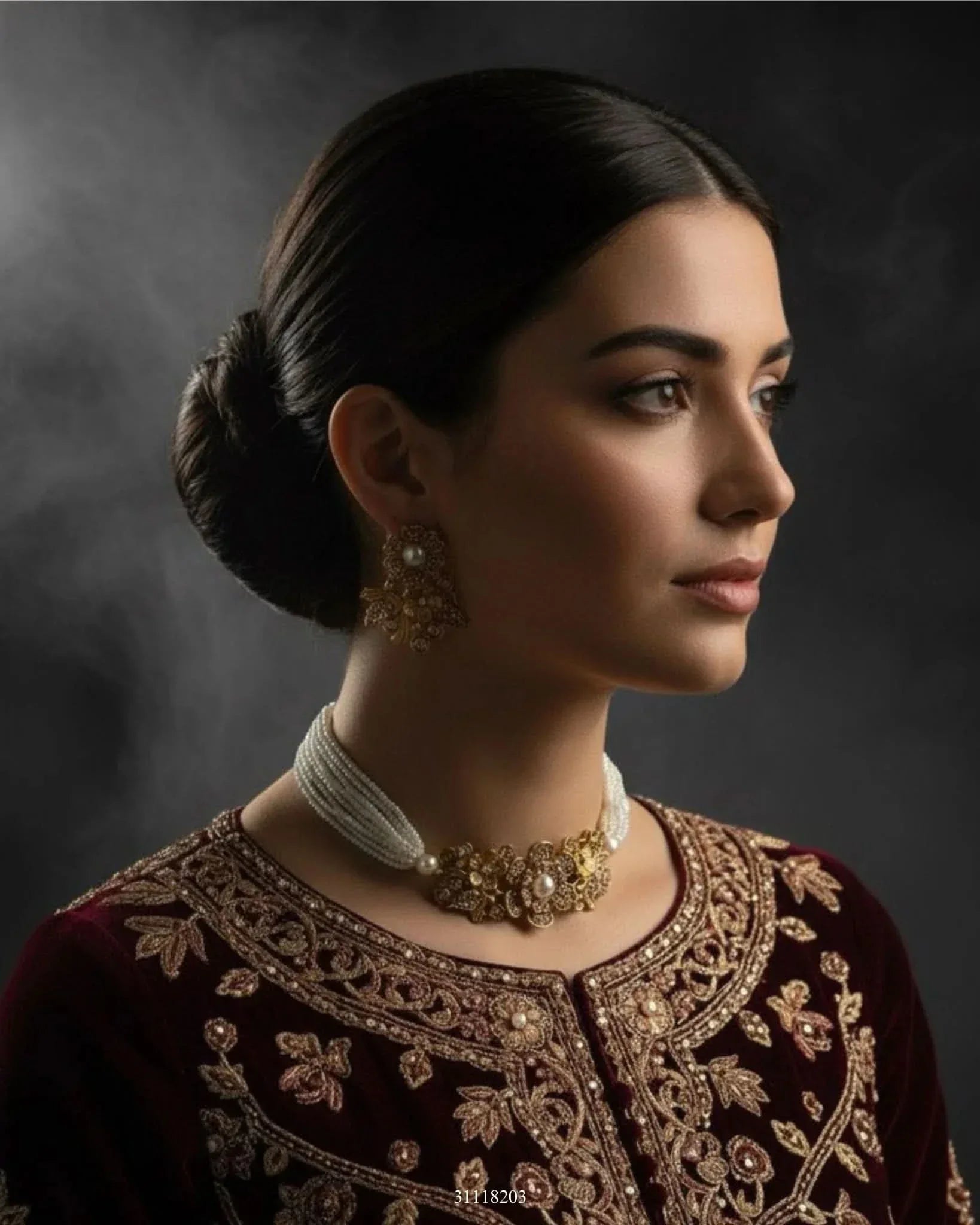 Peony Choker Set choker - Zeesy Jewellery Pakistan | Premium Artificial & Imitation Jewellery