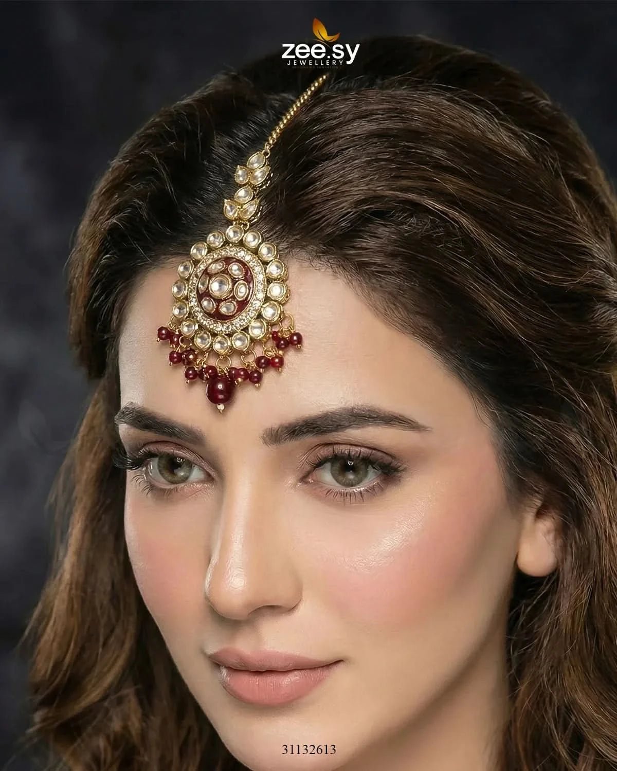 Mehar Pearl Kundan Choker Set choker - Zeesy Jewellery Pakistan | Premium Artificial & Imitation Jewellery
