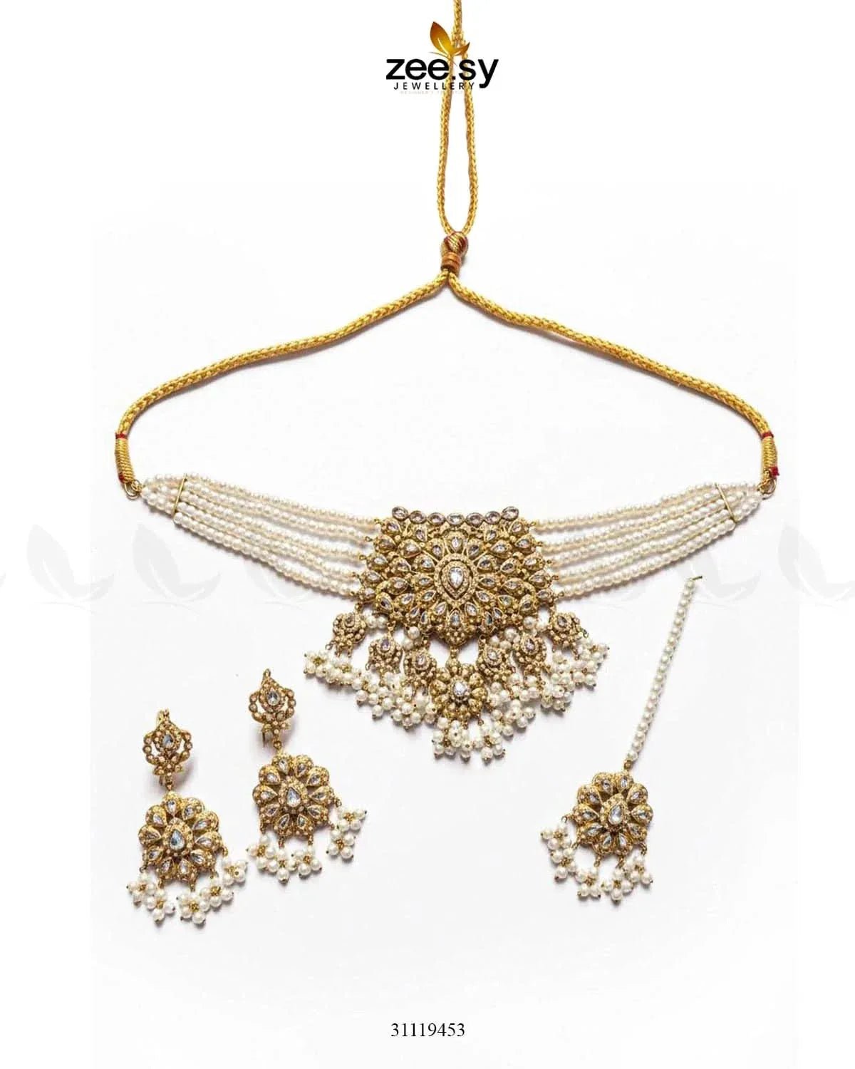 Compass Choker Set choker - Zeesy Jewellery Pakistan | Premium Artificial & Imitation Jewellery