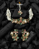 Helix Choker Necklace Set choker - Zeesy Jewellery Pakistan | Premium Artificial & Imitation Jewellery