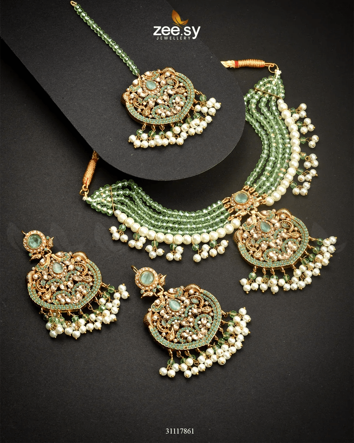 Jasmine Choker Set choker - Zeesy Jewellery Pakistan | Premium Artificial & Imitation Jewellery