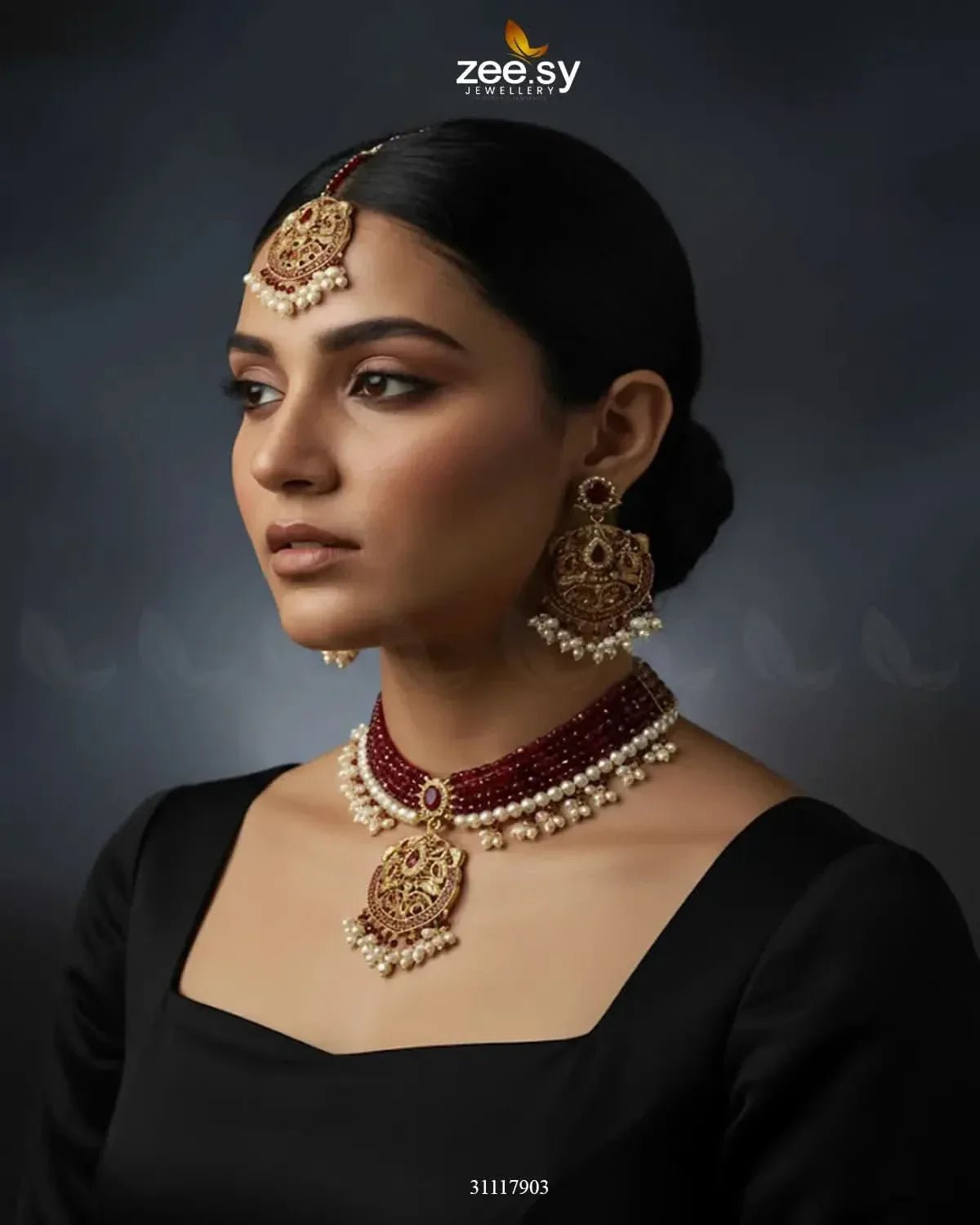 Jasmine Choker Set choker - Zeesy Jewellery Pakistan | Premium Artificial & Imitation Jewellery