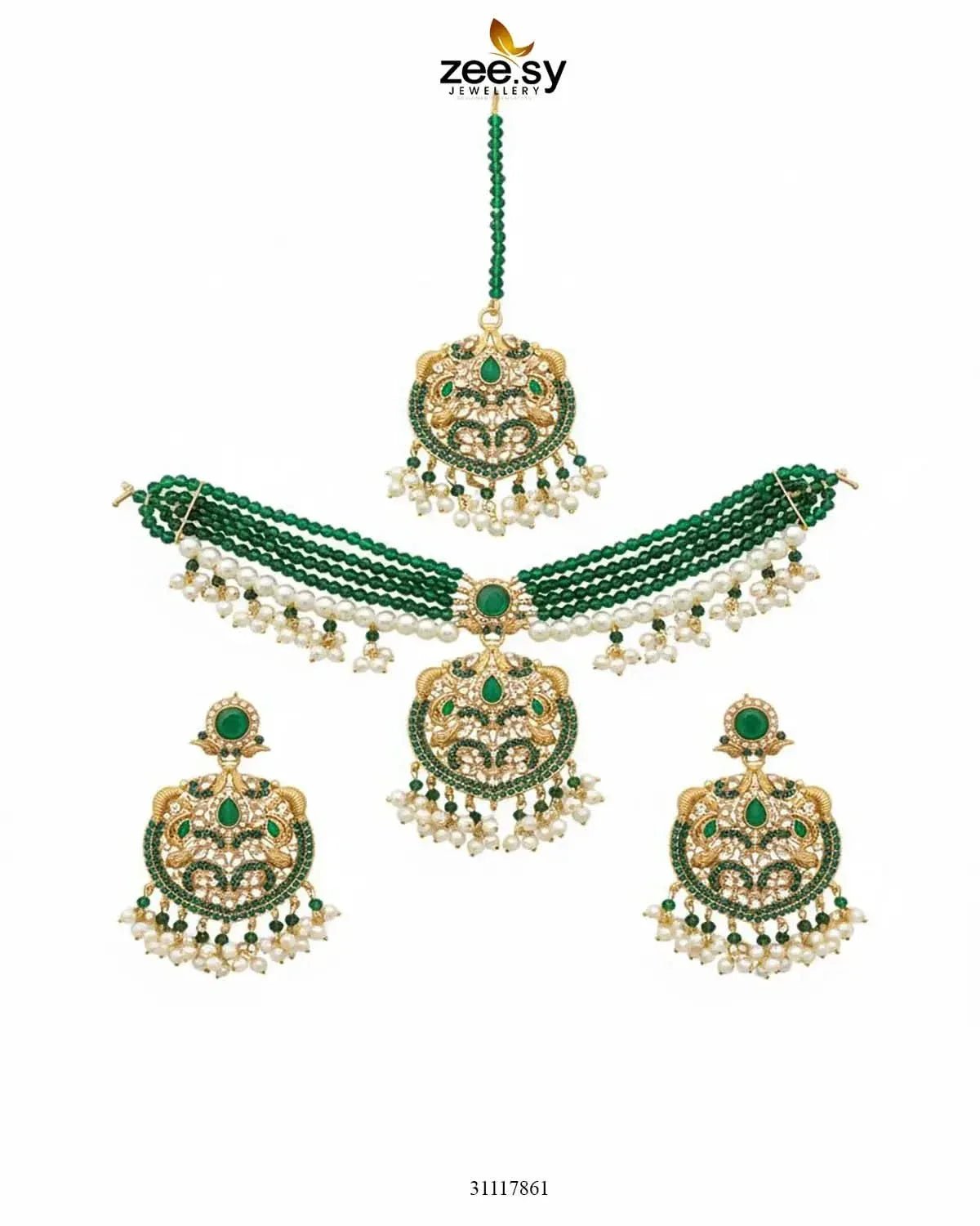 Jasmine Choker Set choker - Zeesy Jewellery Pakistan | Premium Artificial & Imitation Jewellery