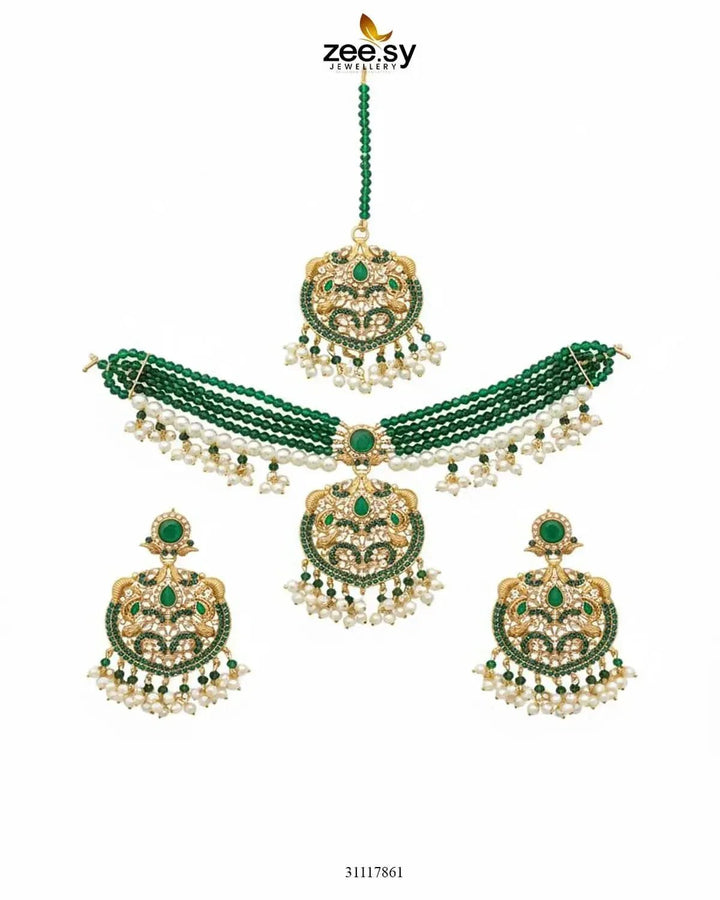 Jasmine Choker Set choker - Zeesy Jewellery Pakistan | Premium Artificial & Imitation Jewellery