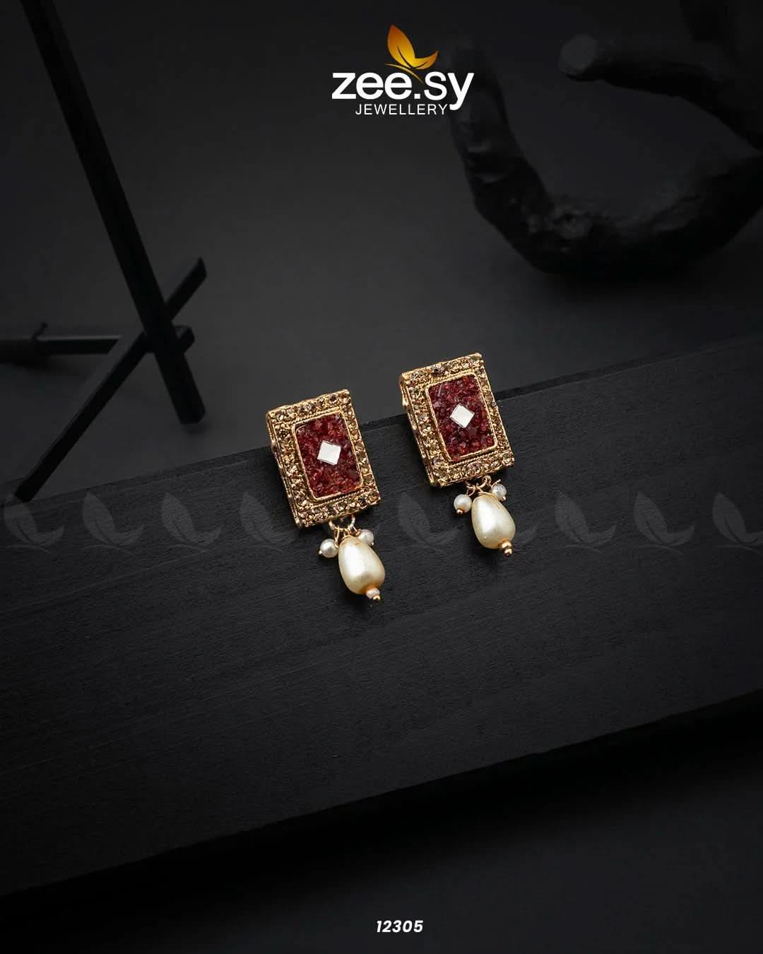 Cobble Crush Earrings - Zeesy.pk