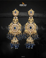 EARRINGS-0717 Blue Earrings - Zeesy Jewellery Pakistan | Premium Artificial & Imitation Jewellery