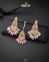 Sarah's Earrings Mint Pink Earrings - Zeesy Jewellery Pakistan | Premium Artificial & Imitation Jewellery