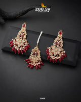 Sarah's Earrings Red Earrings - Zeesy Jewellery Pakistan | Premium Artificial & Imitation Jewellery