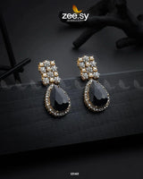 Amulet Earrings Black Earrings - Zeesy Jewellery Pakistan | Premium Artificial & Imitation Jewellery