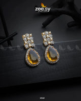 Amulet Earrings Yellow Earrings - Zeesy Jewellery Pakistan | Premium Artificial & Imitation Jewellery