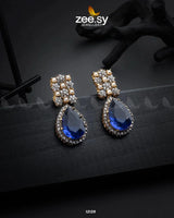 Amulet Earrings Blue Earrings - Zeesy Jewellery Pakistan | Premium Artificial & Imitation Jewellery