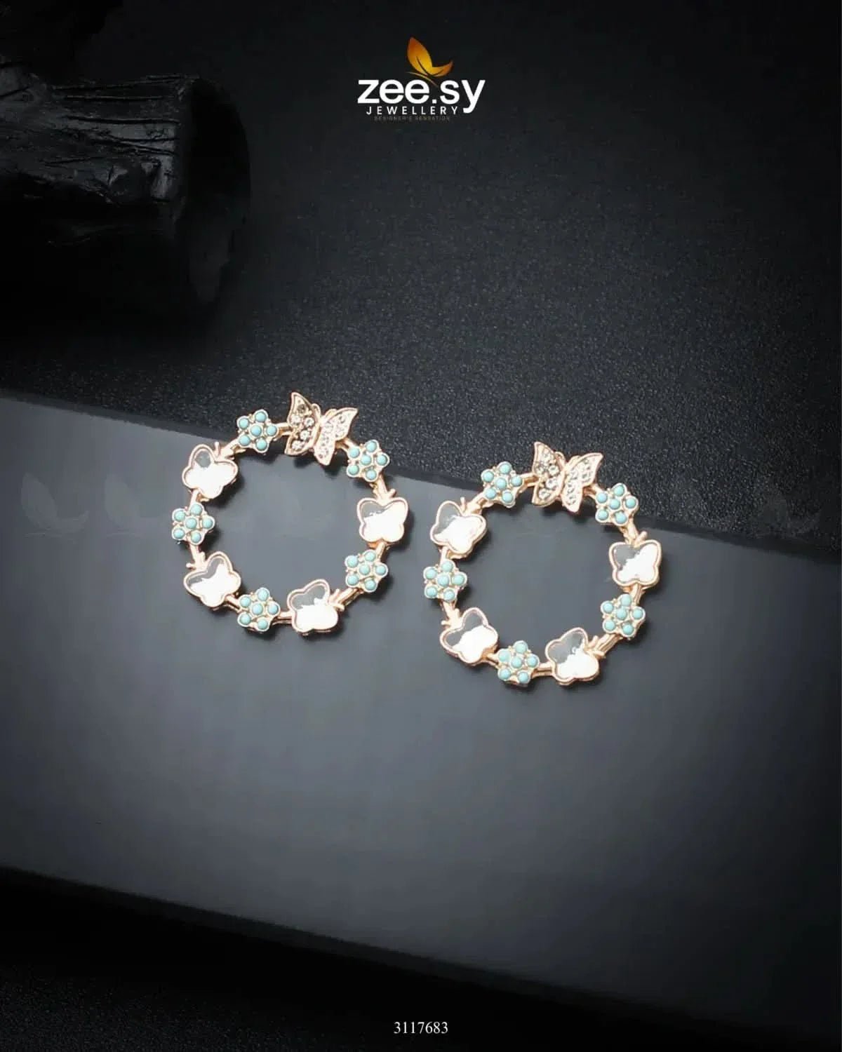 Butterfly Bush Earrings - Zeesy.pk