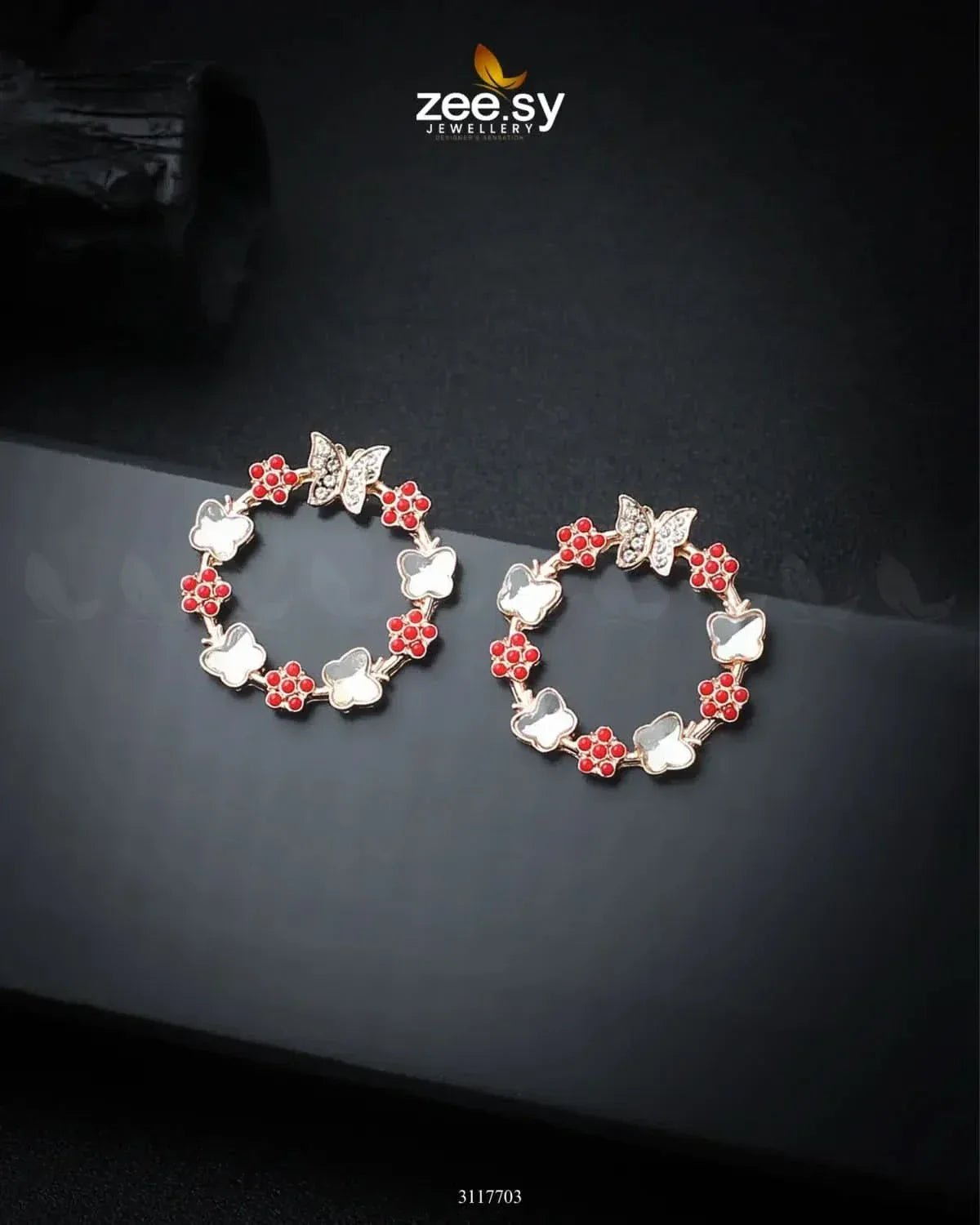 Butterfly Bush Earrings - Zeesy.pk