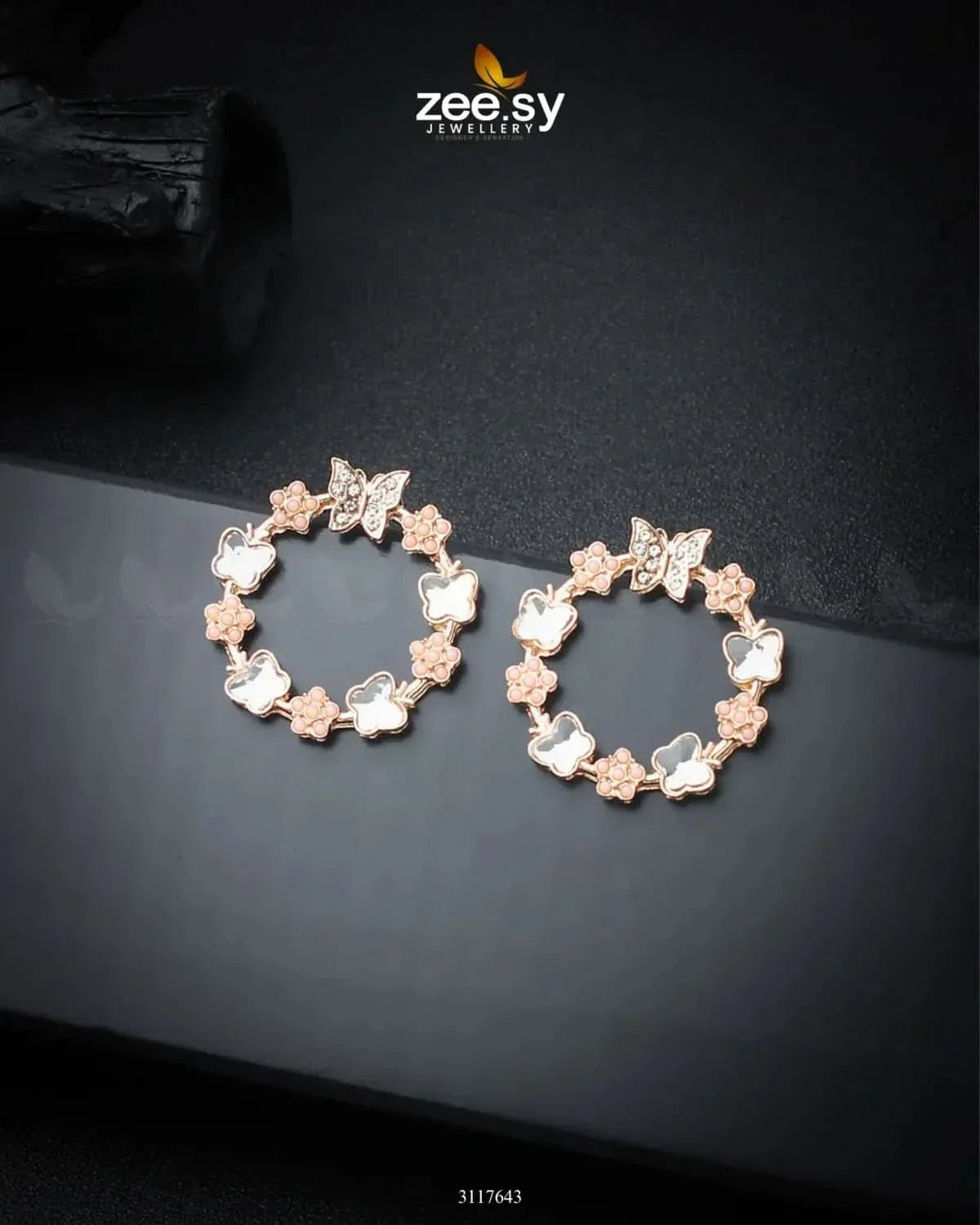 Butterfly Bush Earrings - Zeesy.pk