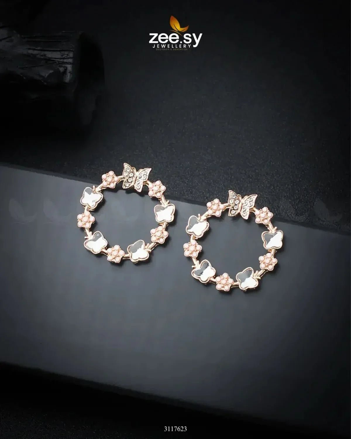 Butterfly Bush Earrings - Zeesy.pk