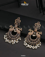 EARRINGS-0827 Blue Earrings - Zeesy Jewellery Pakistan | Premium Artificial & Imitation Jewellery