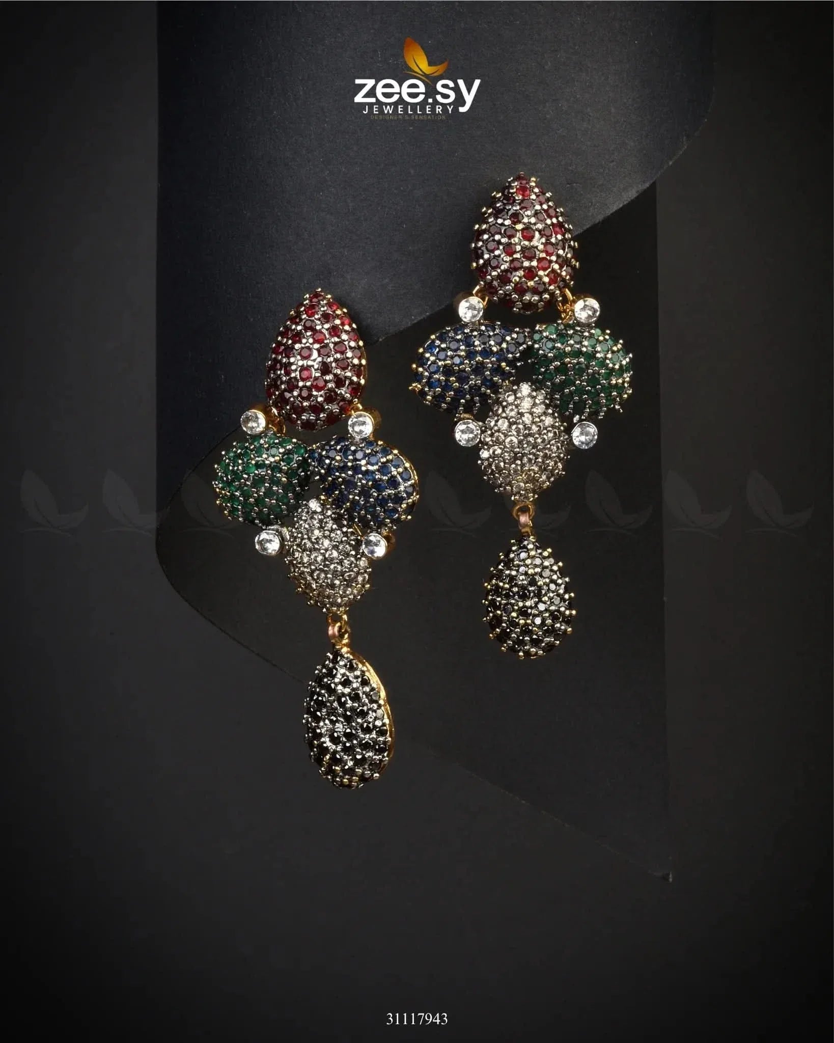 Reef Earrings Multi Earrings - Zeesy Jewellery Pakistan | Premium Artificial & Imitation Jewellery