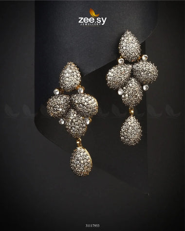 Reef Earrings Champagne Earrings - Zeesy Jewellery Pakistan | Premium Artificial & Imitation Jewellery
