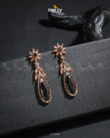 Rimsha's Earrings Golden Black Earrings - Zeesy Jewellery Pakistan