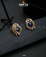 Moonlit Sparkle Blue Earrings - Zeesy Jewellery Pakistan | Premium Artificial & Imitation Jewellery