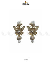 Antique Mother Pearl Turkish Earrings Earrings - Zeesy Jewellery Pakistan | Premium Artificial & Imitation Jewellery