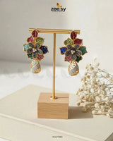 Blossom Cubic Stone Earrings Earrings - Zeesy Jewellery Pakistan | Premium Artificial & Imitation Jewellery