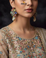 Blossom Cubic Stone Earrings Earrings - Zeesy Jewellery Pakistan | Premium Artificial & Imitation Jewellery