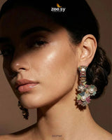 Bold Bloom Turkish Earrings Earrings - Zeesy Jewellery Pakistan | Premium Artificial & Imitation Jewellery