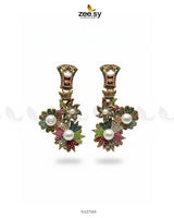 Bold Bloom Turkish Earrings Earrings - Zeesy Jewellery Pakistan | Premium Artificial & Imitation Jewellery