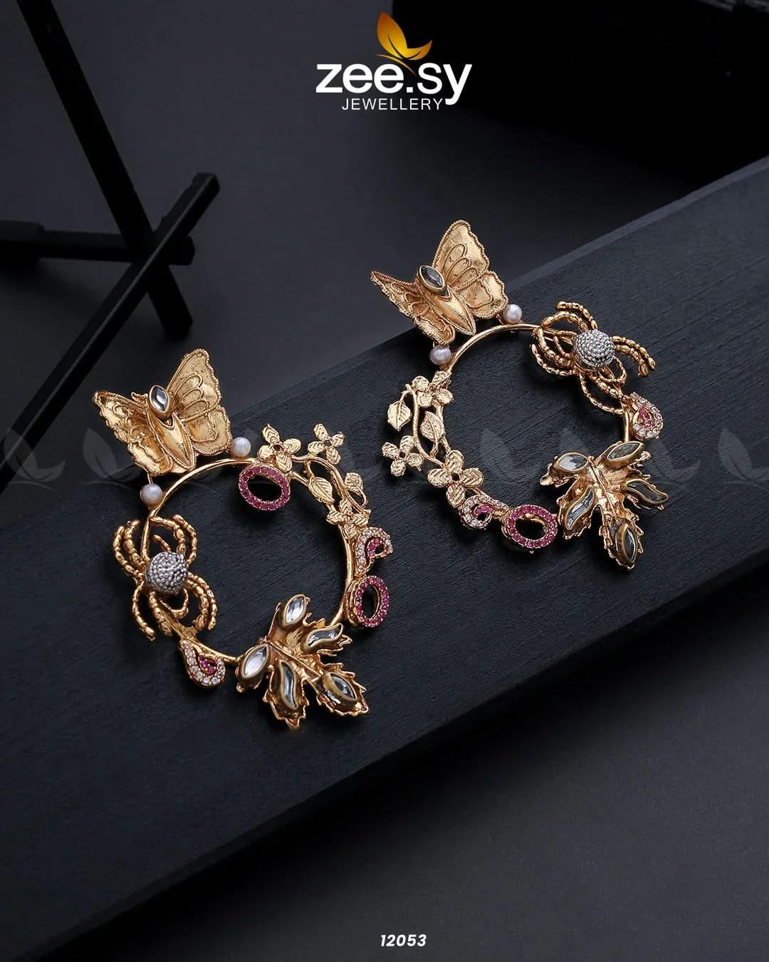 Butter-fully Earrings Earrings - Zeesy Jewellery Pakistan | Premium Artificial & Imitation Jewellery