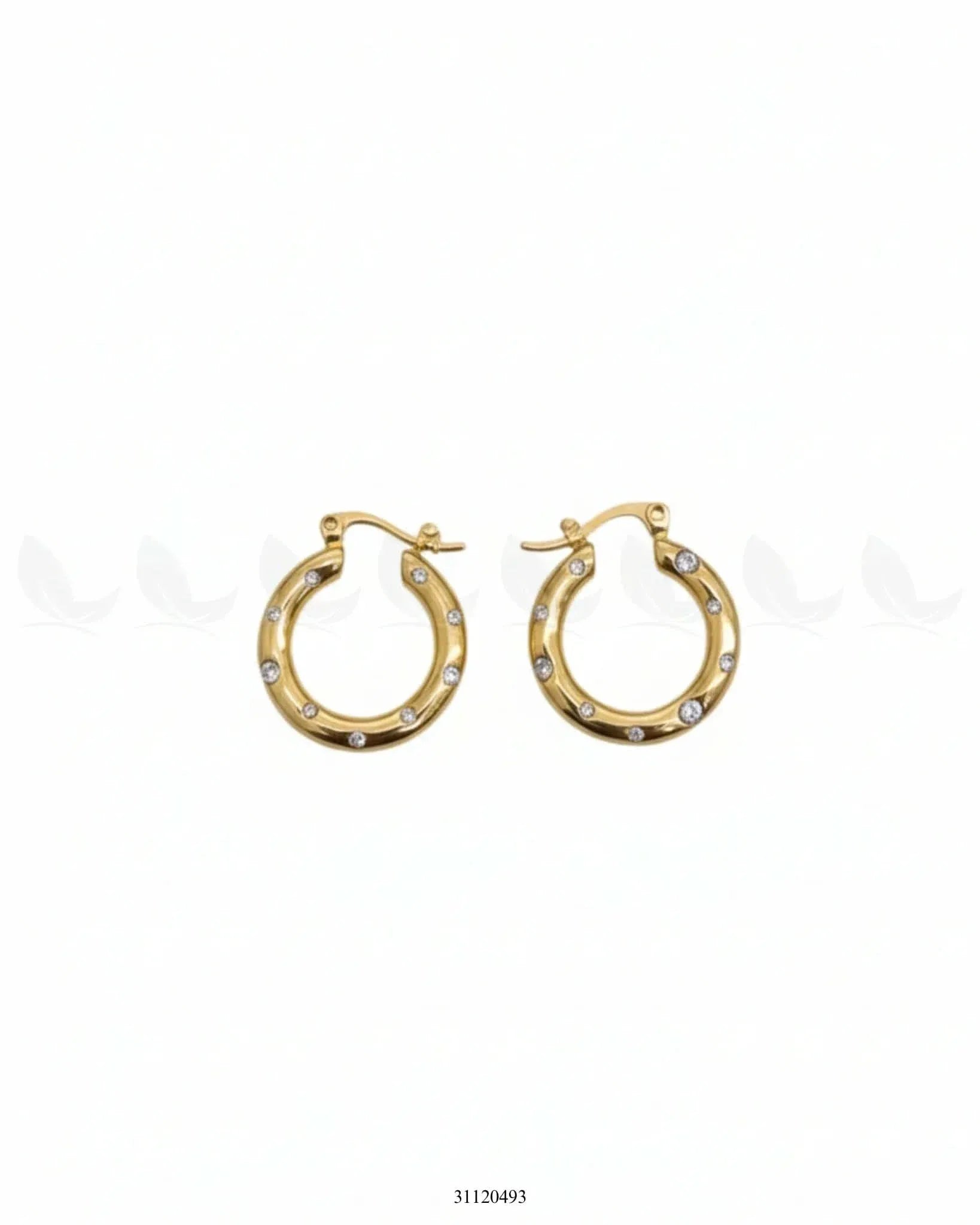 Classic Tiny Sparkle Hoop Earrings Earrings - Zeesy Jewellery Pakistan | Premium Artificial & Imitation Jewellery